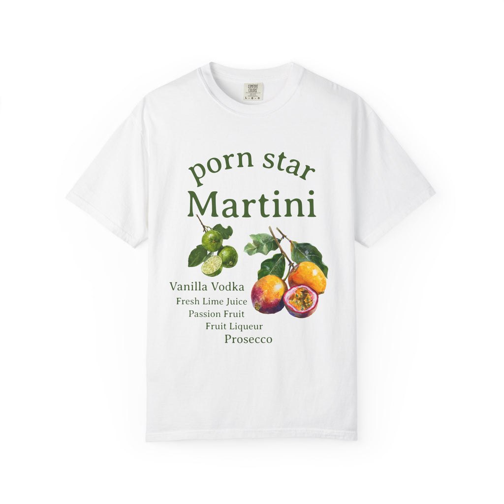 Pornstar Martini Cocktail T-Shirt — Women's Vintage Fruit Graphic Tee