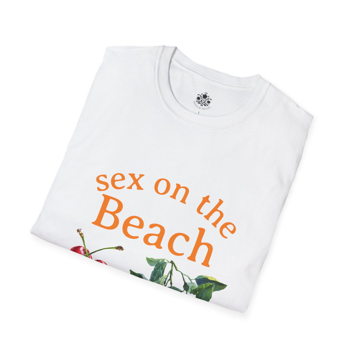 Sex on the Beach Cocktail T-Shirt — Men's Vintage Fruit Recipe Tee