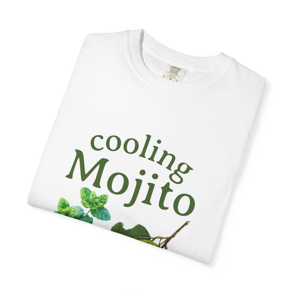 Cooling Mojito Cocktail T-Shirt — Women's Vintage Fruit Graphic Tee