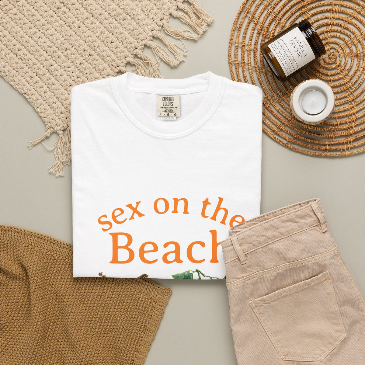 Sex on the Beach Cocktail T-Shirt — Women's Vintage Fruit Graphic Tee