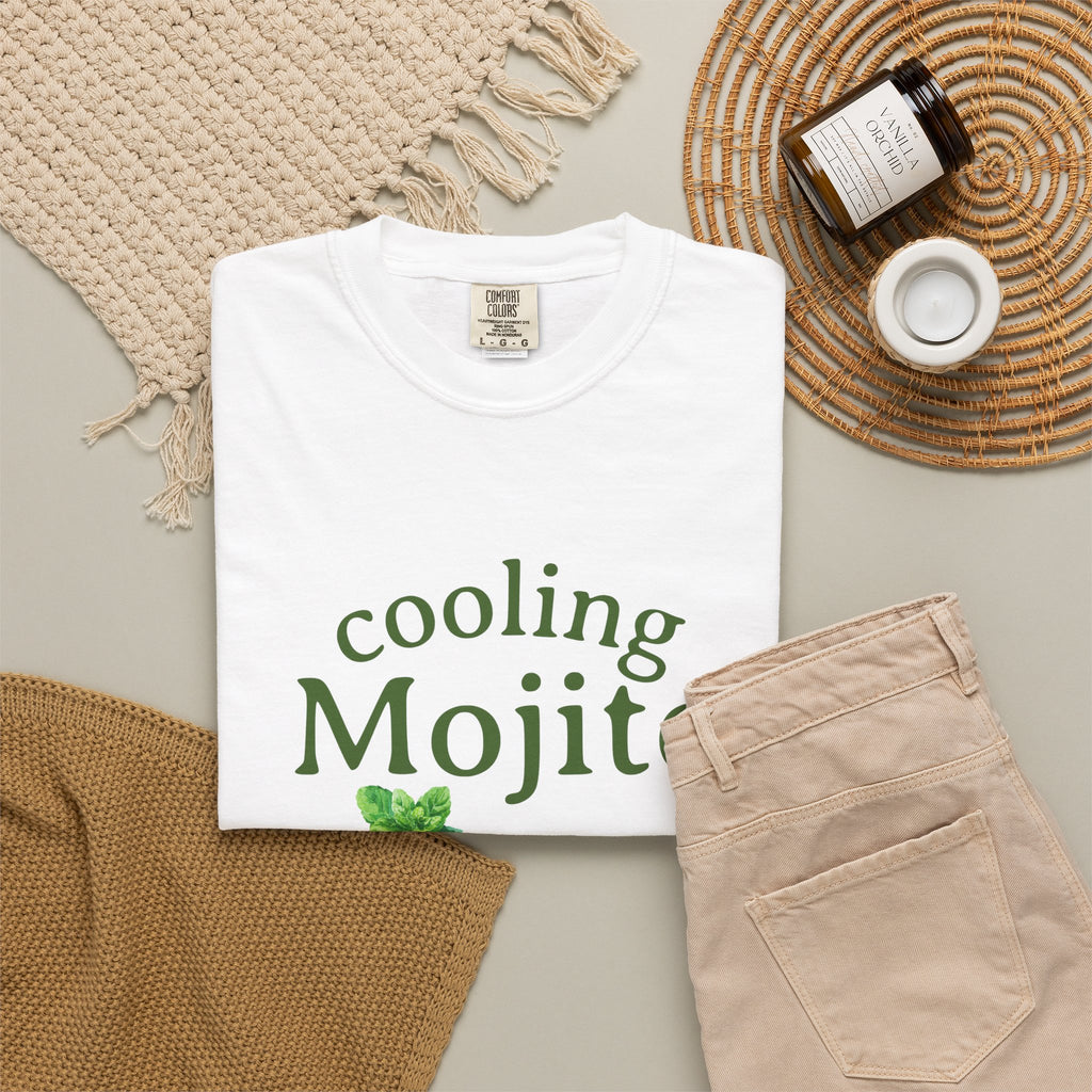 Cooling Mojito Cocktail T-Shirt — Women's Vintage Fruit Graphic Tee
